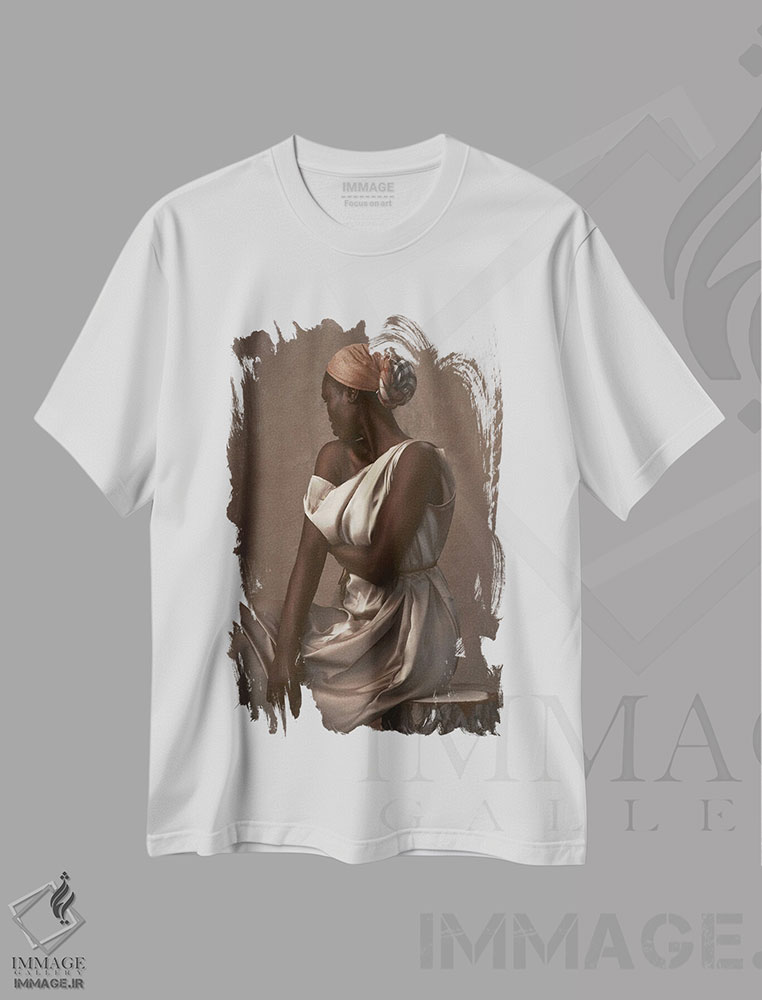 تیشرت طرح دار کشف، هنر آمریکایی آفریقایی تبار اثر آدنیران آدسانیا | immage.ir