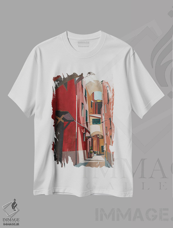 تیشرت طرح دار پورتو مائوریتزیو، ایتالیا، هنر فاخر معاصر اثر آن دو پلنتی | immage.ir