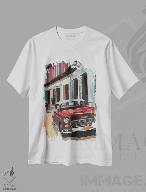 تیشرت طرح دار ترینیداد، کوبا، هنر فاخر معاصر اثر آن دو پلنتی | immage.ir