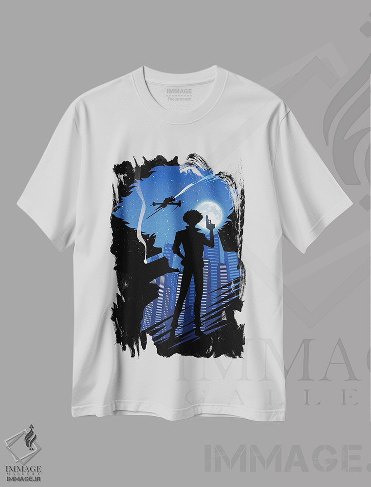 تیشرت طرح دار کابوی فضایی، انیمه اثر آلبرتو پرز | immage.ir