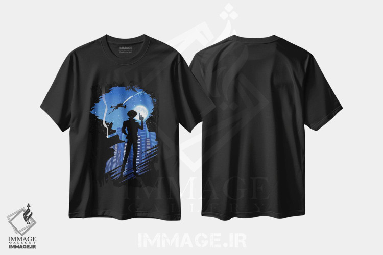 تیشرت طرح دار کابوی فضایی، انیمه اثر آلبرتو پرز | فروشگاه ایماژ