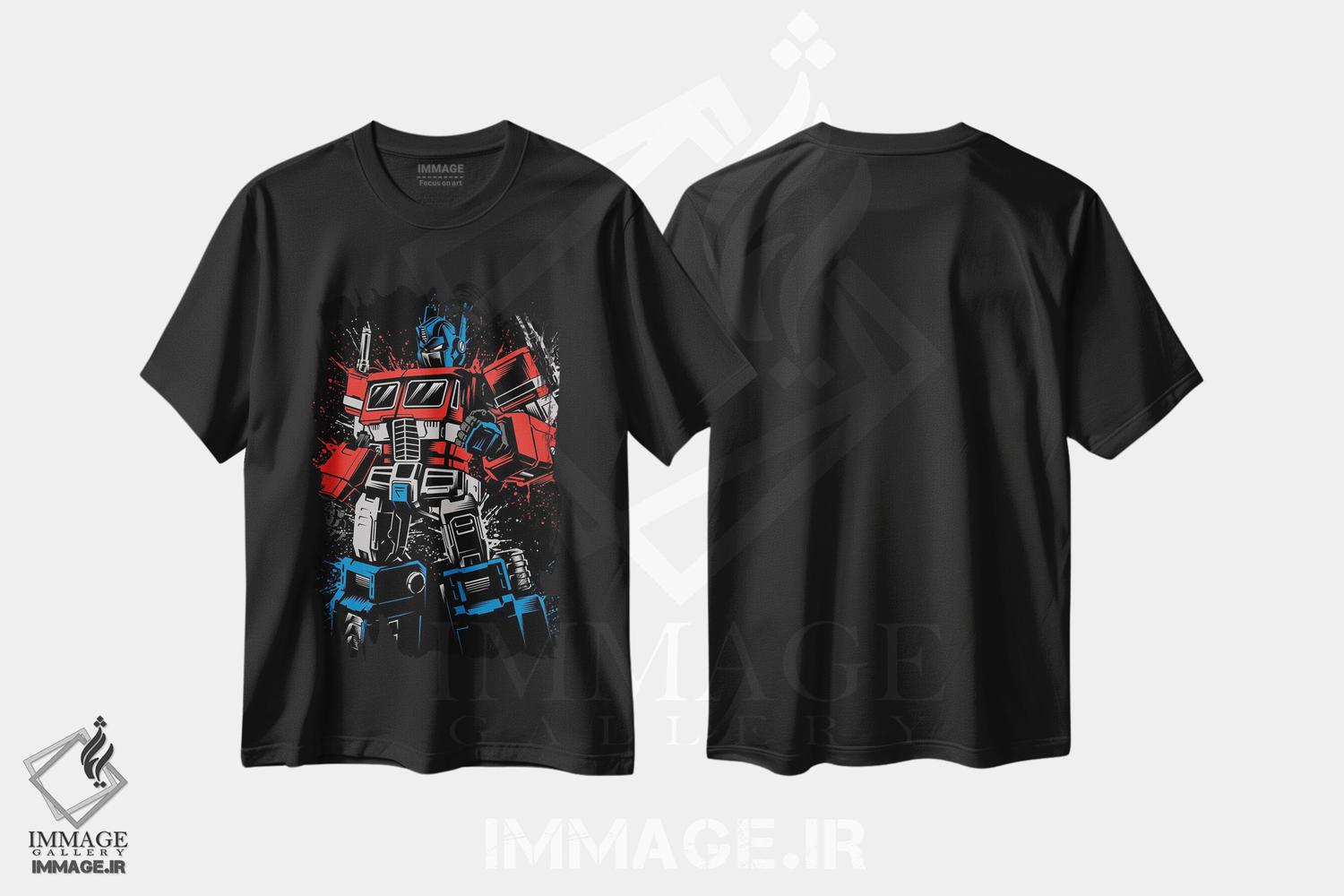 تیشرت طرح دار اُپتیموس اسپلتر، هنر دیجیتال اثر آلبرتو پرز | فروشگاه ایماژ