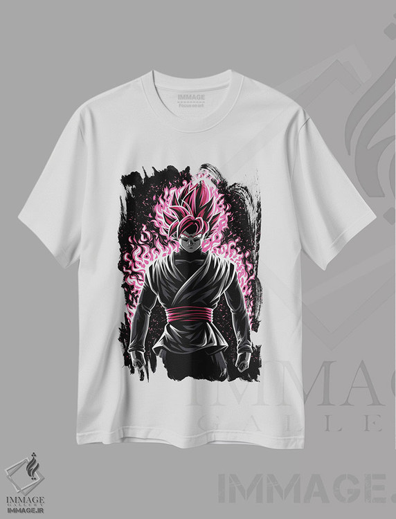 تیشرت طرح دار رز سیاه، هنر دیجیتال اثر آلبرتو پرز | immage.ir