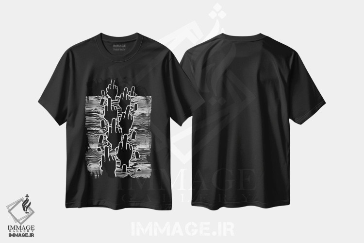 تیشرت طرح دار دیوژن فاک، آرت خطی اثر آلبرتو پرز | فروشگاه ایماژ