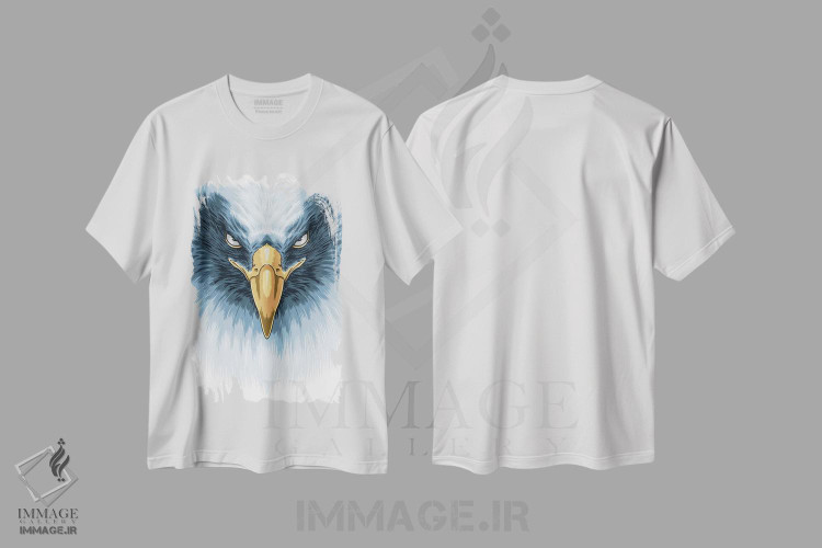 تیشرت طرح دار عقاب سفید، دکور آمریکایی اثر آلبرتو پرز | immage.ir