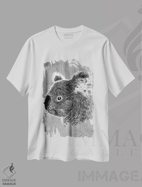 تیشرت طرح دار طرح کوالا، هنر دیجیتال اثر آلبرتو پرز | immage.ir