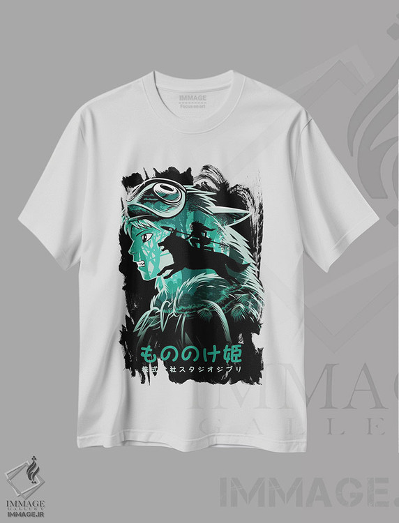 تیشرت طرح دار شاهزاده جنگجو و گرگش، هنر دیجیتال اثر آلبرتو پرز | immage.ir