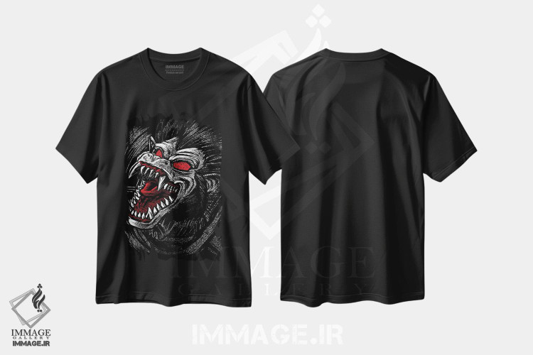 تیشرت طرح دار شاهزاده میمون ها، انیمه اثر آلبرتو پرز | فروشگاه ایماژ