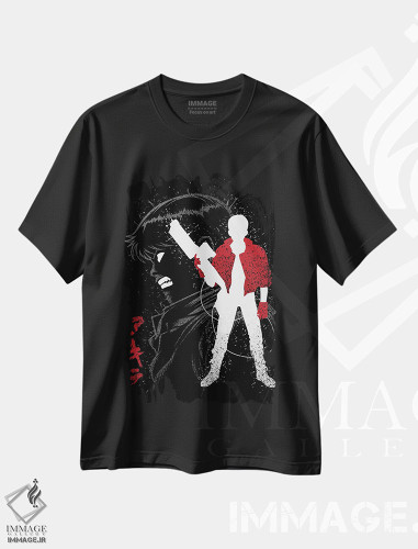 تیشرت طرح دار موتورسوار در نئوتوکیو، انیمه اثر آلبرتو پرز | فروشگاه ایماژ