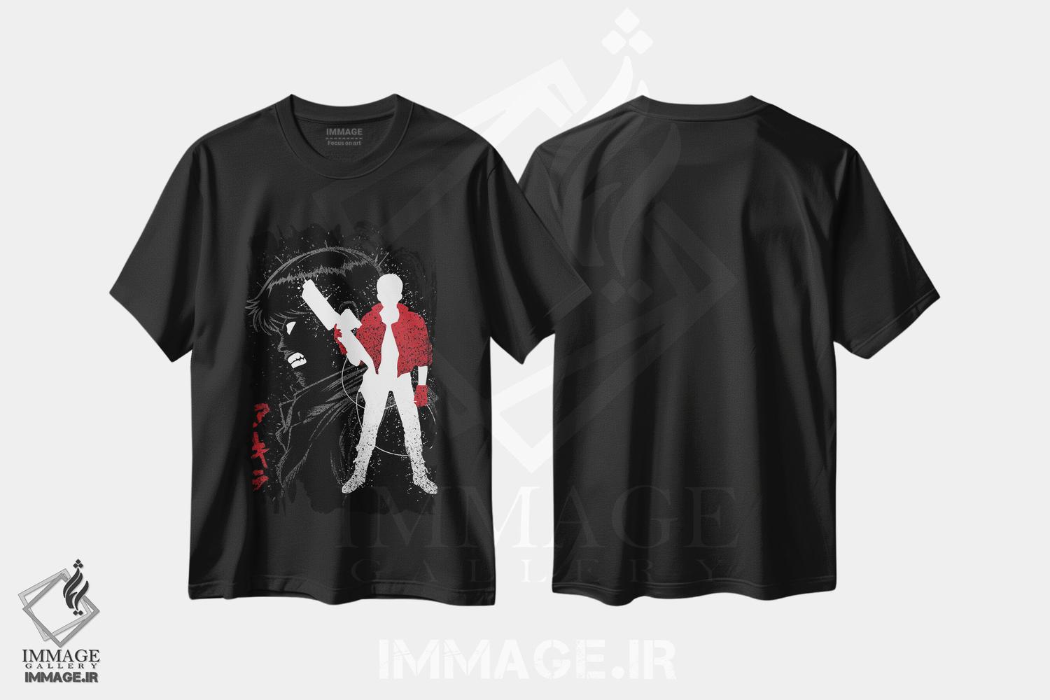 تیشرت طرح دار موتورسوار در نئوتوکیو، انیمه اثر آلبرتو پرز | فروشگاه ایماژ