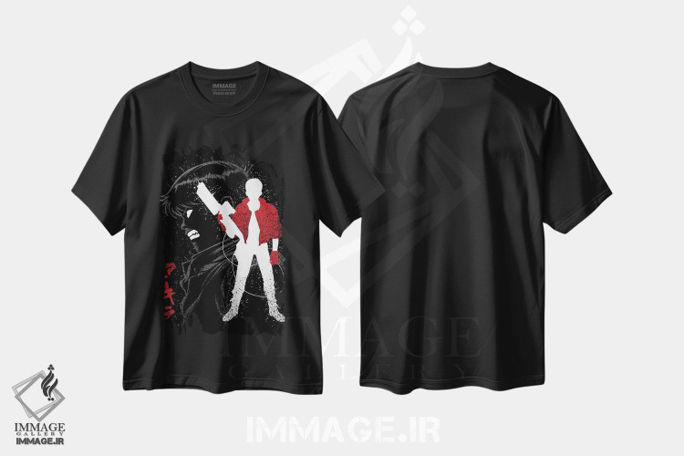 تیشرت طرح دار موتورسوار در نئوتوکیو، انیمه اثر آلبرتو پرز | فروشگاه ایماژ