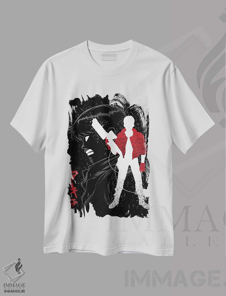 تیشرت طرح دار موتورسوار در نئوتوکیو، انیمه اثر آلبرتو پرز | immage.ir