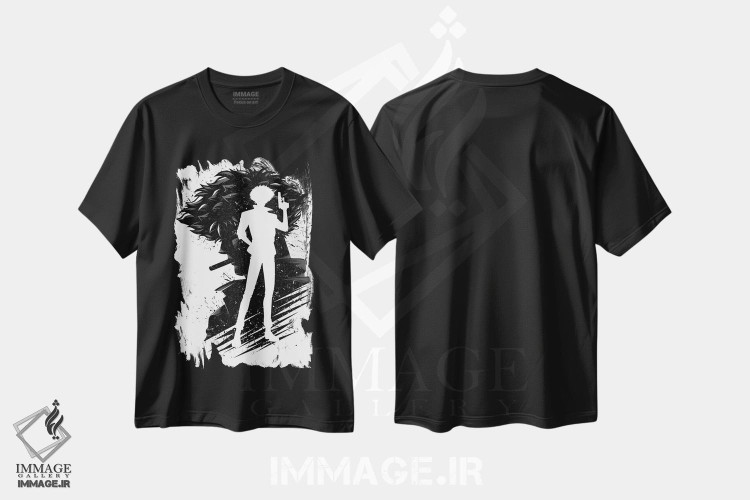 تیشرت طرح دار فضای کابویی، انیمه اثر آلبرتو پرز | فروشگاه ایماژ