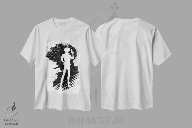 تیشرت طرح دار فضای کابویی، انیمه اثر آلبرتو پرز | immage.ir