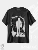 تیشرت طرح دار ویک جوهری، هنر دیجیتال سیاه و سفید اثر آلبرتو پرز | فروشگاه ایماژ