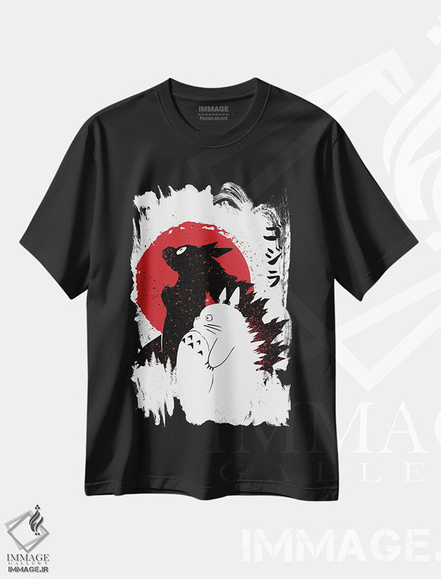 تیشرت طرح دار توتوزیلا، انیمه اثر آلبرتو پرز | فروشگاه ایماژ