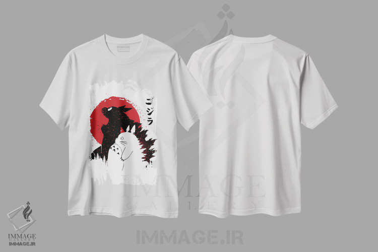 تیشرت طرح دار توتوزیلا، انیمه اثر آلبرتو پرز | immage.ir