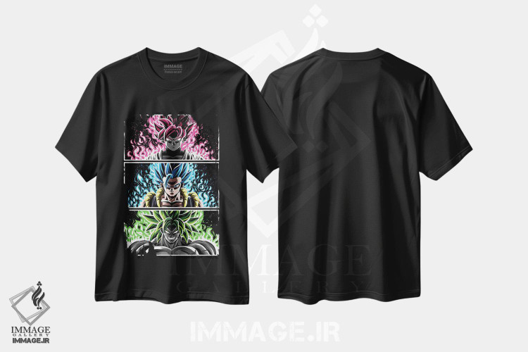 تیشرت طرح دار رنگ های فوق العاده، انیمه اثر آلبرتو پرز | فروشگاه ایماژ