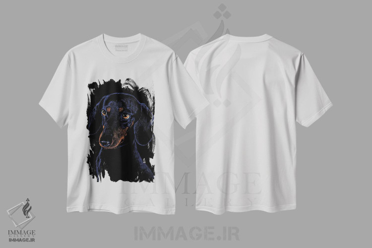 تیشرت طرح دار سوسک سگخانگی، هنر دیجیتال اثر آلبرتو پرز | immage.ir