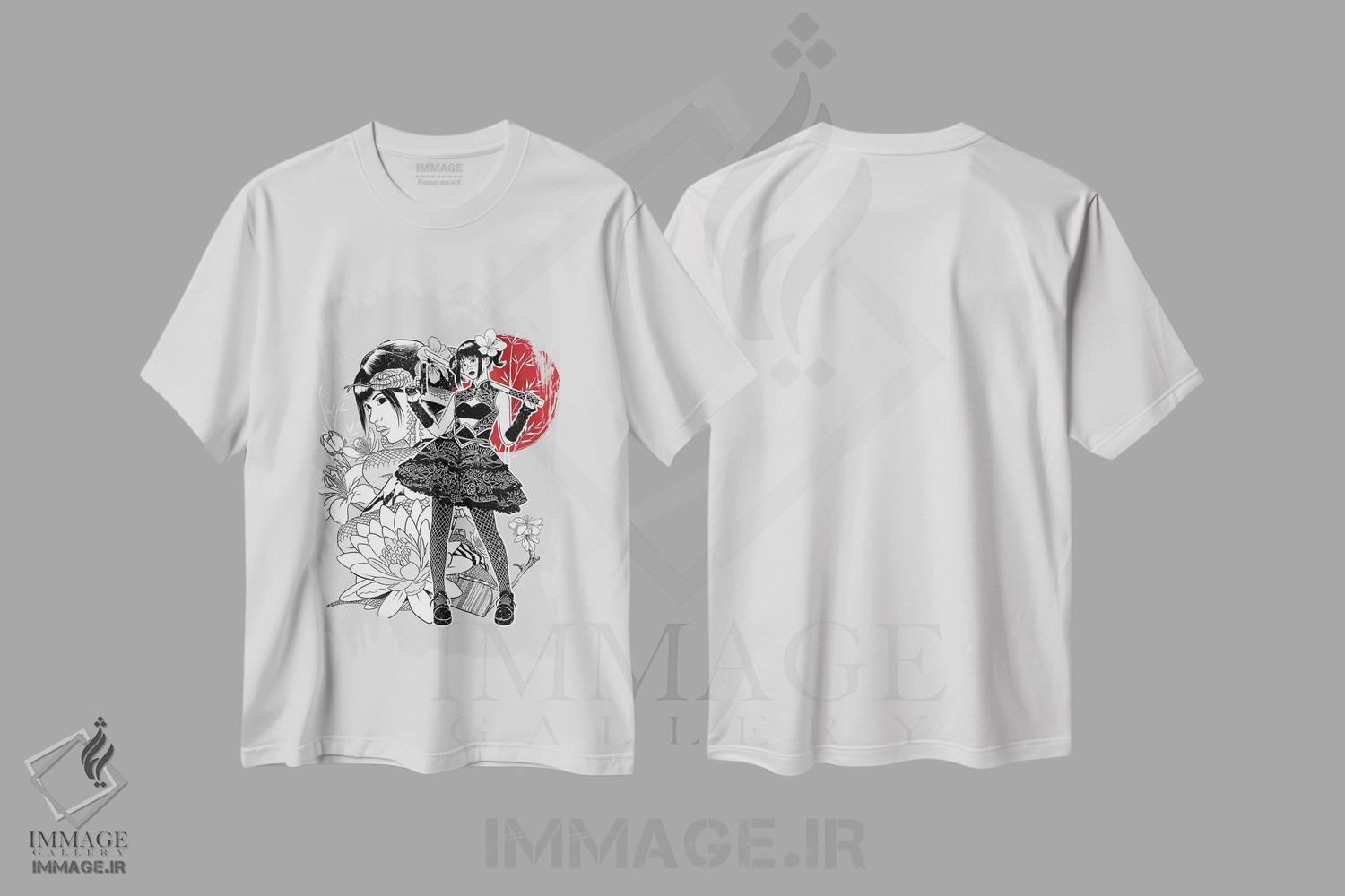 تیشرت طرح دار سلاح های ژاپنی، دکوراسیون جایگزین اثر آلبرتو پرز | immage.ir