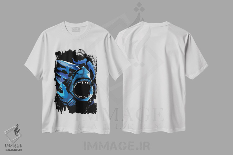 تیشرت طرح دار کوسه ها، دکوراسیون جایگزین اثر آلبرتو پرز | immage.ir