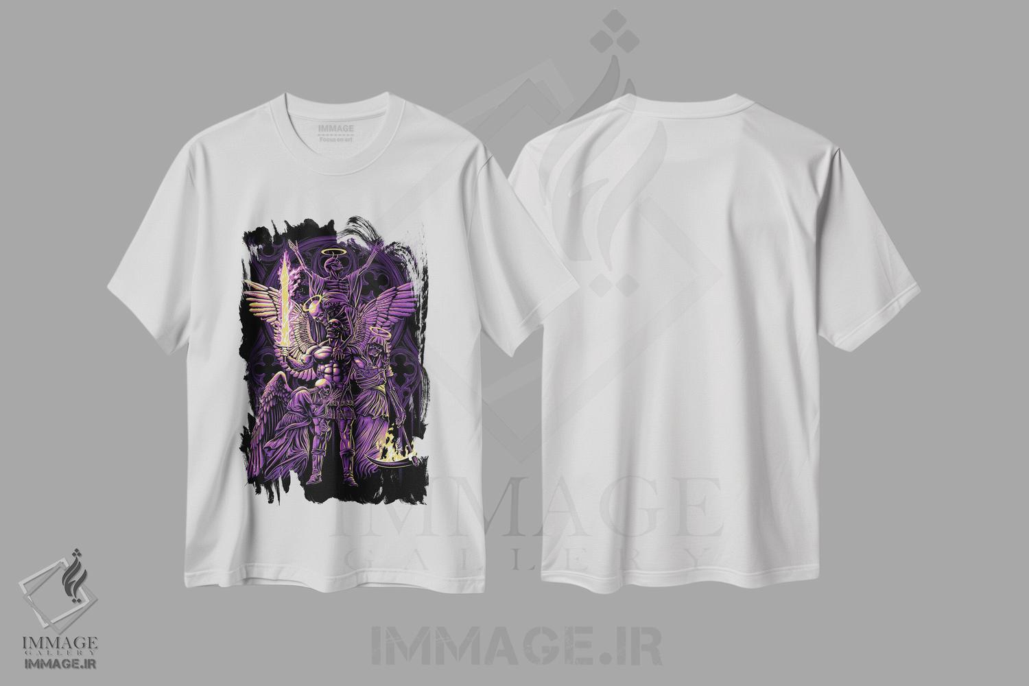 تیشرت طرح دار جنگجوی جمجمه جادویی، هنر دیجیتال اثر آلبرتو پرز | immage.ir