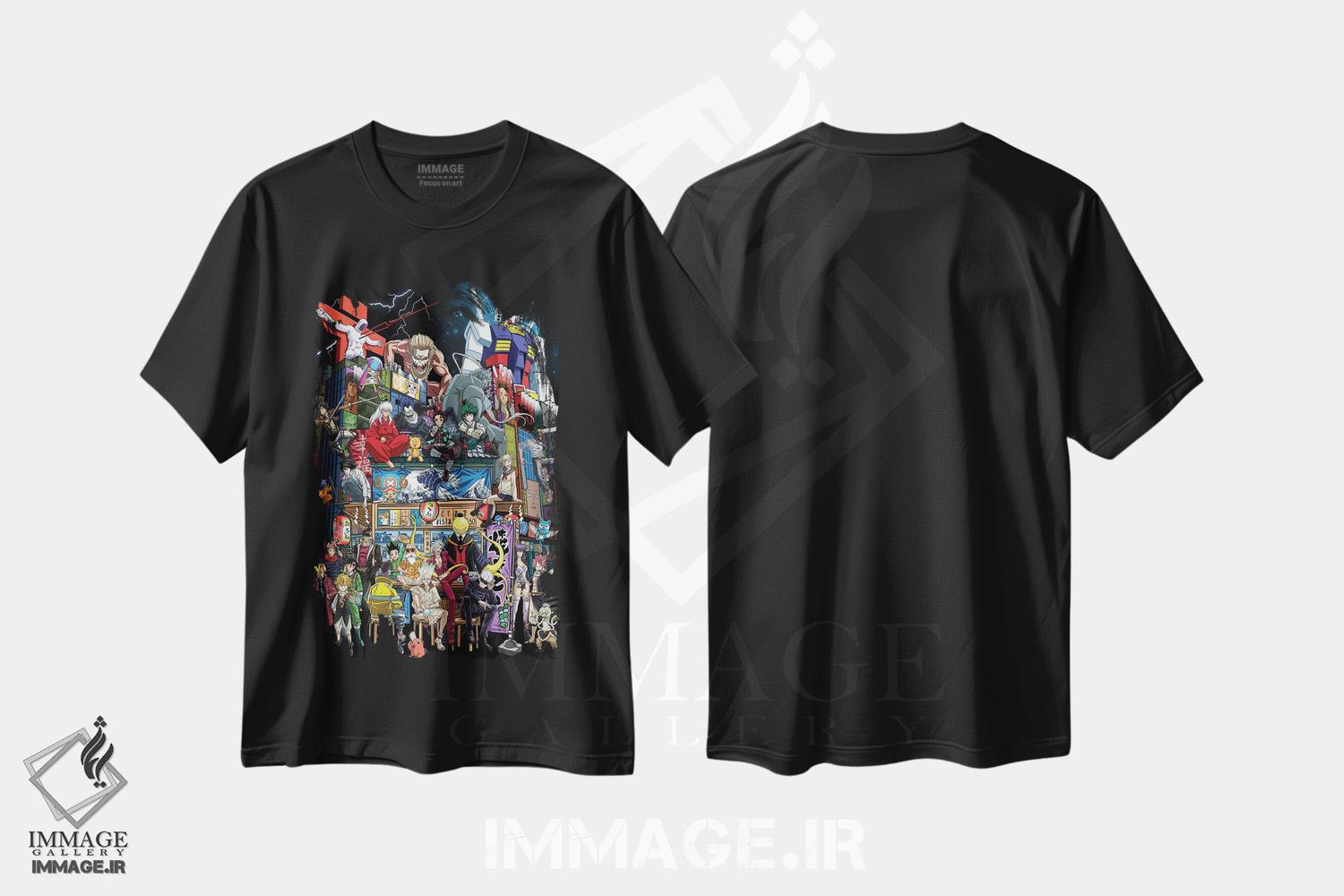 تیشرت طرح دار انیمه در ژاپن، هنر دیجیتال اثر آلبرتو پرز | فروشگاه ایماژ