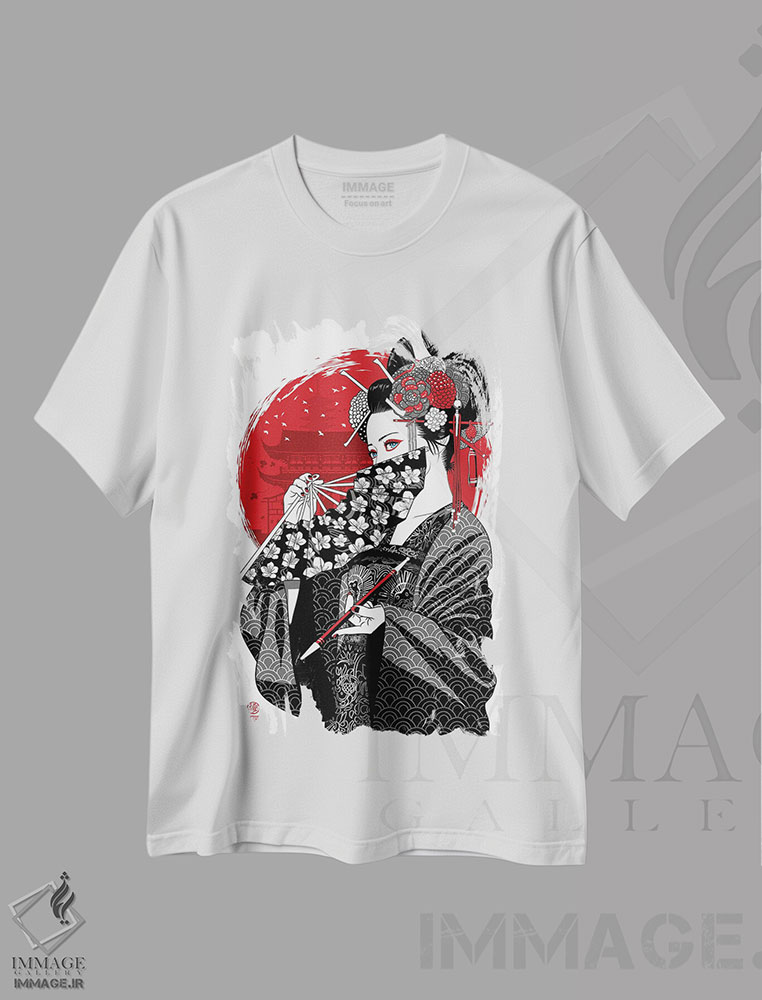 تیشرت طرح دار مایکو، دکور آسیایی اثر آلبرتو پرز | immage.ir