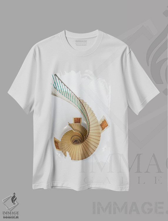 تیشرت طرح دار مارپیچ سه گانه، مدیوم اثر دیوید روِئلتو | immage.ir