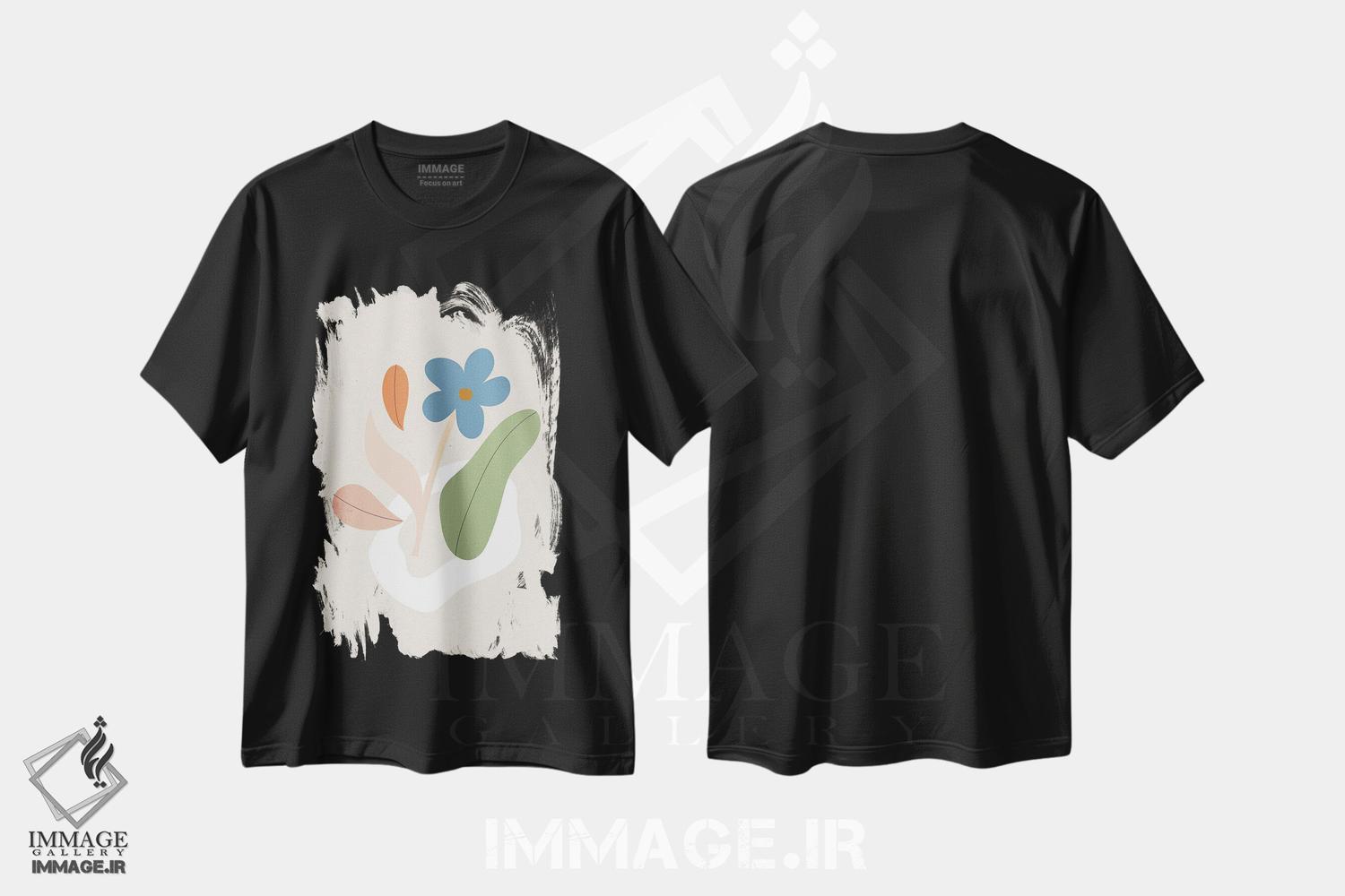 تیشرت طرح دار بئونسی A1-۴۱، آبستره اثر آرت میرانو | فروشگاه ایماژ