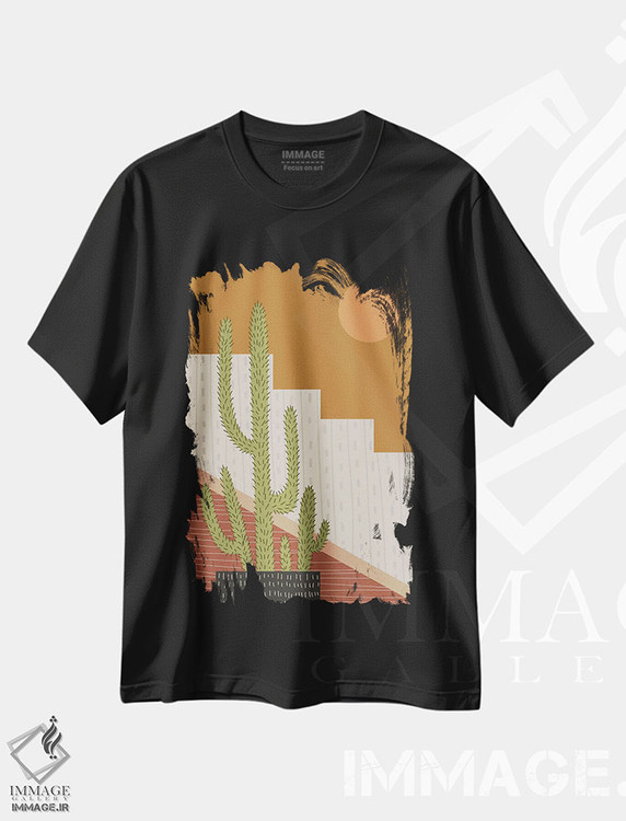 تیشرت طرح دار برومن K2-۴۵، تزئینی اثر آرت میرانو | فروشگاه ایماژ
