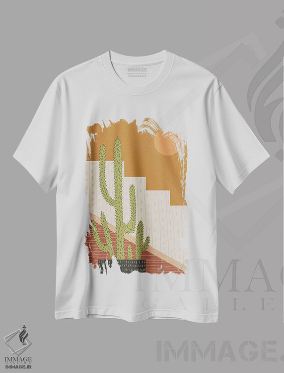 تیشرت طرح دار برومن K2-۴۵، تزئینی اثر آرت میرانو | immage.ir