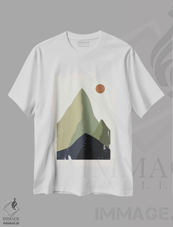 تیشرت طرح دار برومن K2-۵۰، تزئینی اثر آرت میرانو | immage.ir