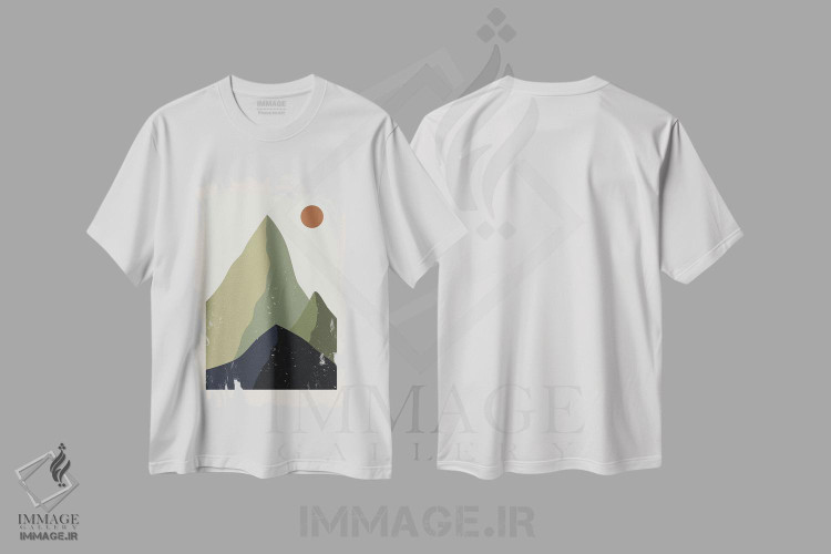 تیشرت طرح دار برومن K2-۵۰، تزئینی اثر آرت میرانو | immage.ir