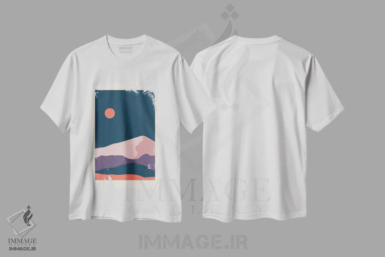 تیشرت طرح دار برومن K2-۵۵، تزئینی اثر آرت میرانو | immage.ir