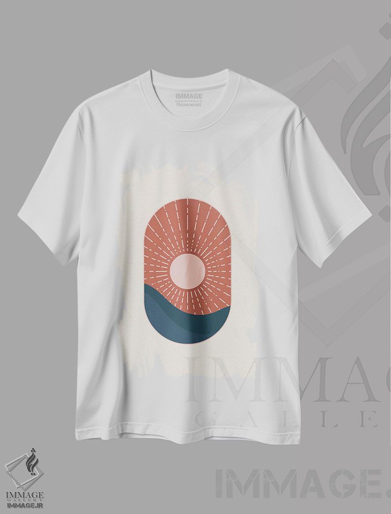 تیشرت طرح دار برومن K2-۵۹، تزئینی اثر آرت میرانو | immage.ir