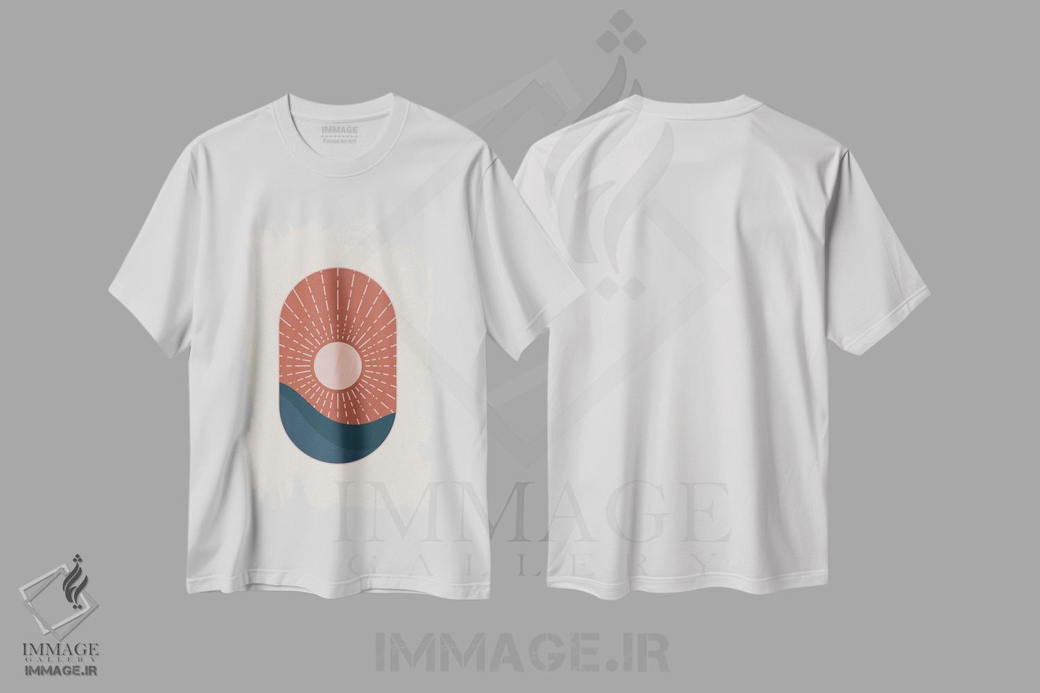 تیشرت طرح دار برومن K2-۵۹، تزئینی اثر آرت میرانو | immage.ir