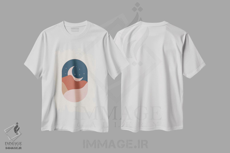 تیشرت طرح دار برومن K2-۶۲، تزئینی اثر آرت میرانو | immage.ir