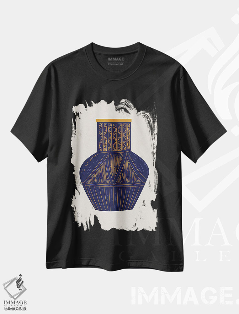 تیشرت طرح دار موگفه J8-۳۵، تزئینی اثر آرت میرانو | فروشگاه ایماژ