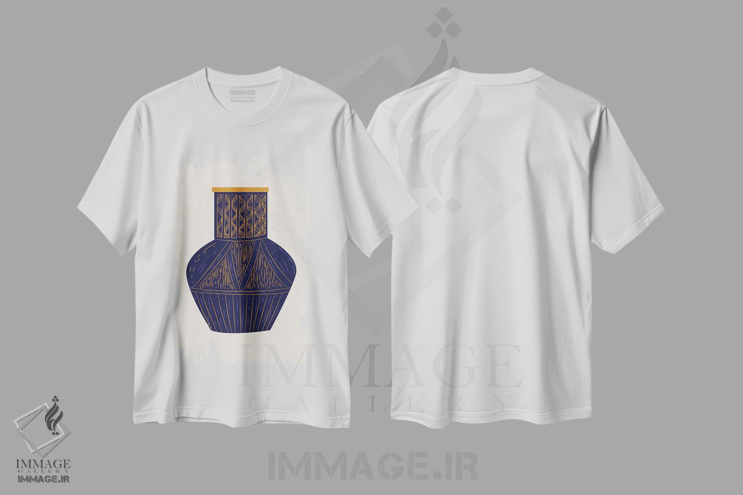 تیشرت طرح دار موگفه J8-۳۵، تزئینی اثر آرت میرانو | immage.ir