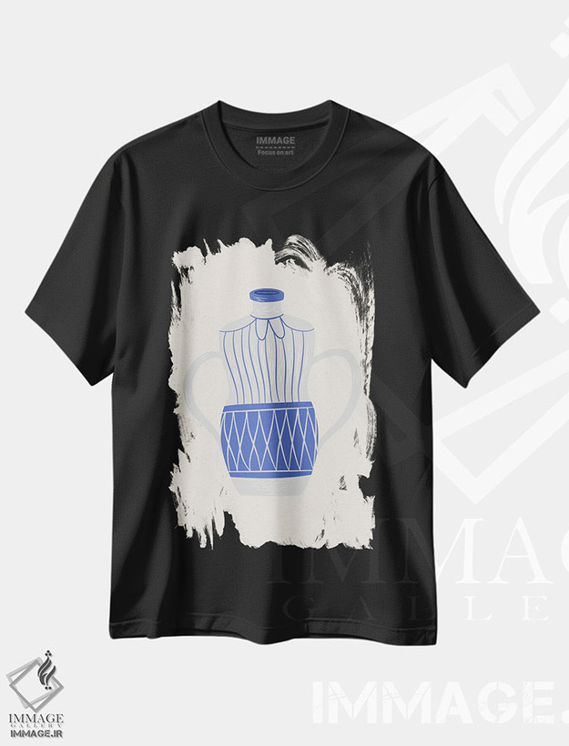 تیشرت طرح دار موگفه J8-۳۷، تزئینی اثر آرت میرانو | فروشگاه ایماژ