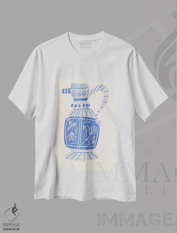 تیشرت طرح دار موگفه J8-۳۹، تزئینی اثر آرت میرانو | immage.ir