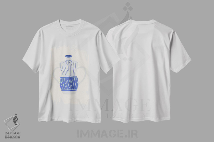 تیشرت طرح دار موگفه J8-۳۷، تزئینی اثر آرت میرانو | immage.ir