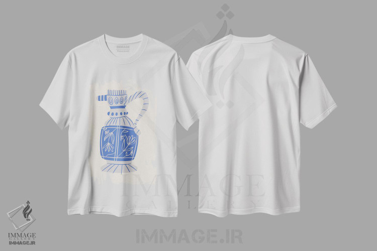 تیشرت طرح دار موگفه J8-۳۹، تزئینی اثر آرت میرانو | immage.ir