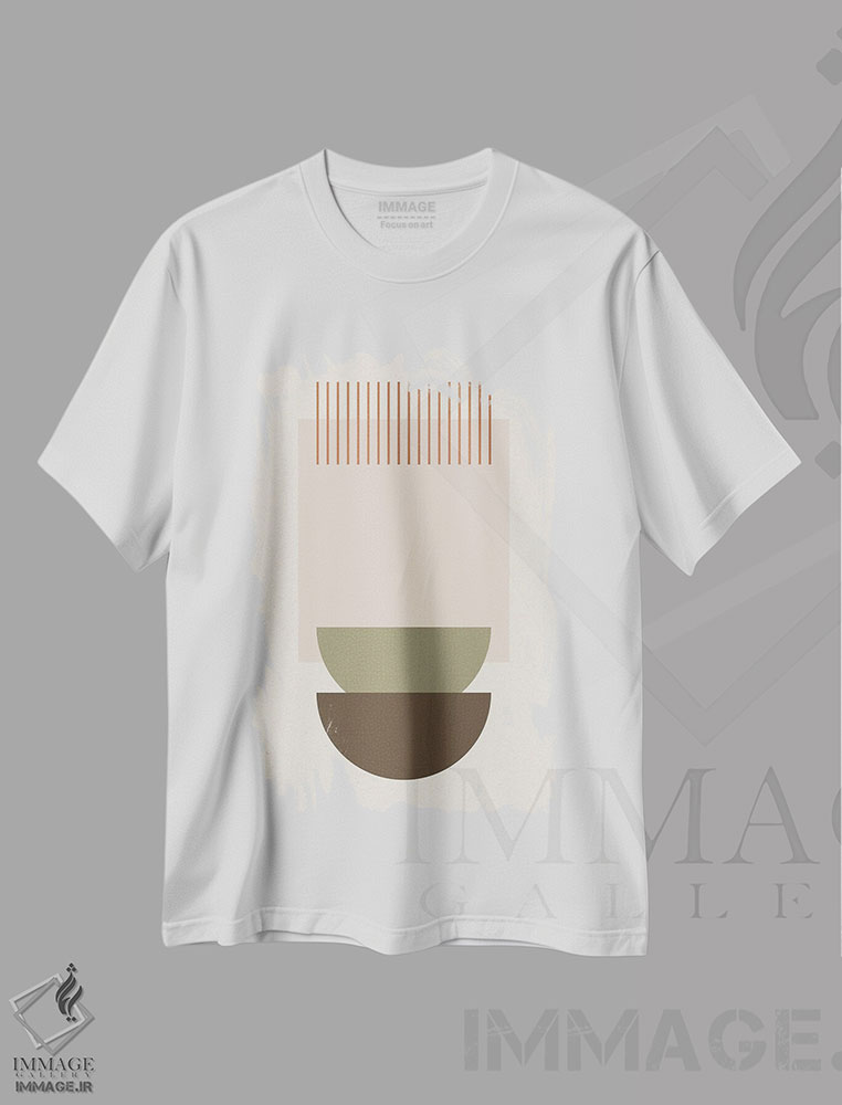 تیشرت طرح دار سامبرن S8-۵۴ اثر آرت میرانو | immage.ir