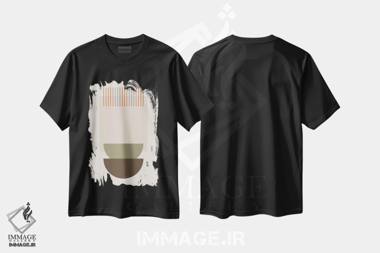 تیشرت طرح دار سامبرن S8-۵۴ اثر آرت میرانو | فروشگاه ایماژ