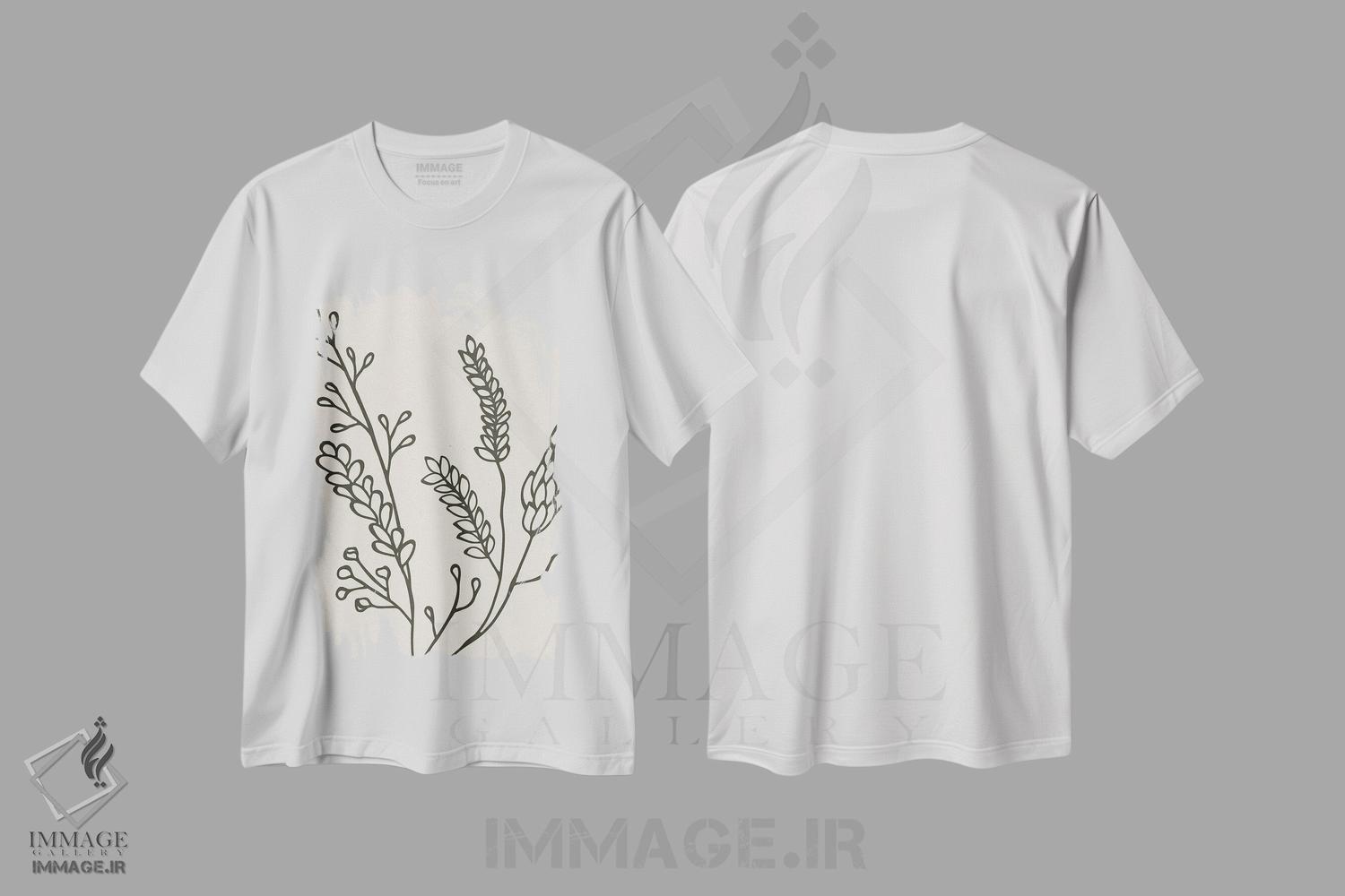 تیشرت طرح دار تاپفوس H5-۵۰، تزئینی اثر آرت میرانو | immage.ir