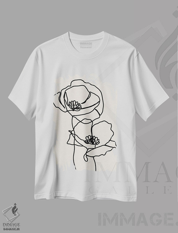 تیشرت طرح دار تاپفوس H5-۵۱، تزئینی اثر آرت میرانو | immage.ir
