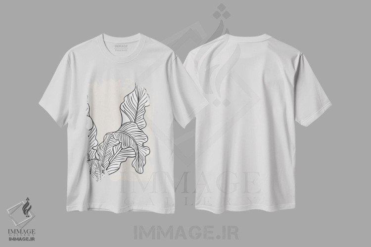 تیشرت طرح دار تاپفوس H5-۶۵، تزئینی اثر آرت میرانو | immage.ir