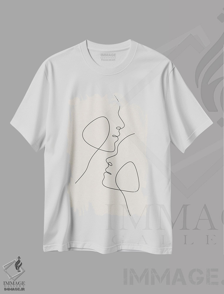 تیشرت طرح دار واسو F5-۲۸، تزئینی اثر آرت میرانو | immage.ir